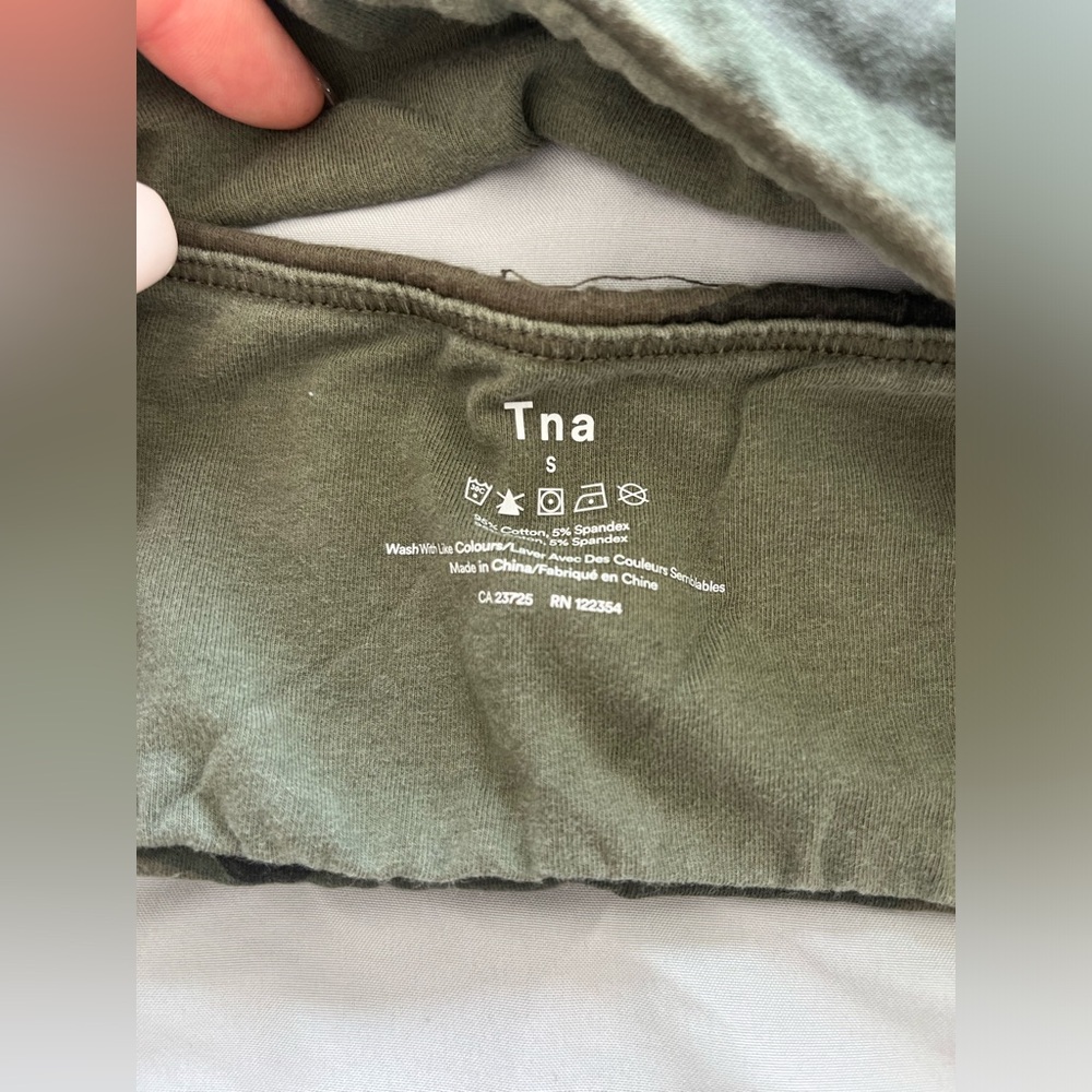 TNA camouflage/army bandeau top in size small - Picture 3 of 3